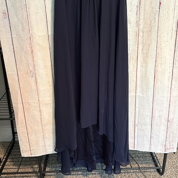 NWOT Eliza J Embellished High/Low Chiffon Dress - Picture 8 of 15